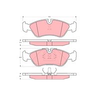 TRW Brzdové destičky GDB3116 - Brake Pads