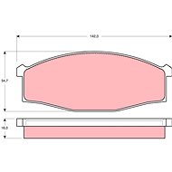 TRW Brake Pads GDB3117 - Brake Pads