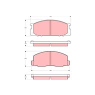 TRW Brake Pads GDB3130 - Brake Pads