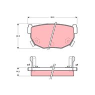 TRW Brake Pads GDB3143 - Brake Pads