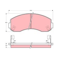 TRW Brake Pads GDB3145 - Brake Pads