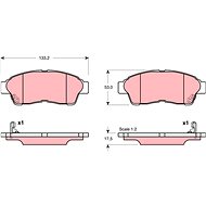 TRW Brzdové destičky GDB3147 - Brake Pads
