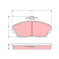 TRW Brzdové destičky GDB3148 - Brake Pads
