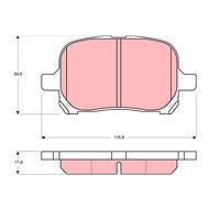 TRW Brake Pads GDB3152 - Brake Pads