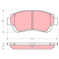 TRW Brake Pads GDB3155 - Brake Pads