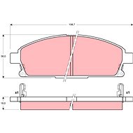 TRW Brzdové destičky GDB3167 - Brake Pads