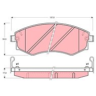 TRW Brzdové destičky GDB3169 - Brake Pads
