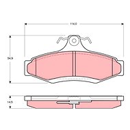 TRW Brake Pads GDB3172 - Brake Pads