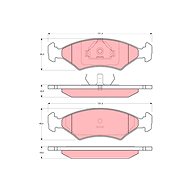 TRW Brzdové destičky GDB3178 - Brake Pads