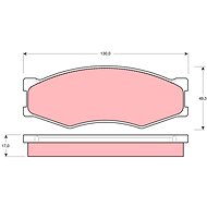 TRW Brzdové destičky GDB318 - Brake Pads