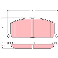 TRW Brake Pads GDB3184 - Brake Pads