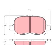 TRW Brzdové destičky GDB3204 - Brake Pads