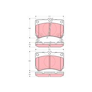 TRW Brake Pads GDB3206 - Brake Pads