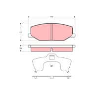TRW Brake Pads GDB3210 - Brake Pads