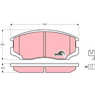 TRW Brake Pads GDB3214 - Brake Pads
