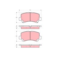 TRW Brake Pads GDB3221 - Brake Pads