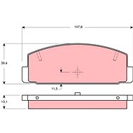 TRW Brzdové destičky GDB3231 - Brake Pads