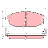 TRW Brake Pads GDB3232 - Brake Pads