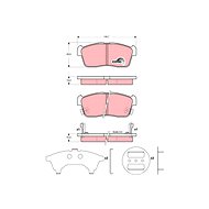 TRW Brake Pads GDB3236 - Brake Pads