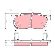 TRW Brake Pads GDB325 - Brake Pads