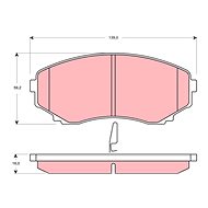 TRW Brake Pads GDB3255 - Brake Pads