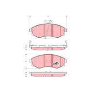 TRW Brzdové destičky GDB3256 - Brake Pads
