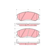 TRW Brake Pads GDB3257 - Brake Pads