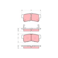 TRW Brake Pads GDB3258 - Brake Pads