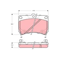 TRW Brake Pads GDB3262 - Brake Pads