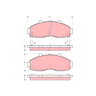 TRW Brake Pads GDB3263 - Brake Pads