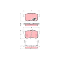 TRW Brzdové destičky GDB3269 - Brake Pads