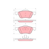 TRW Brake Pads GDB3272 - Brake Pads