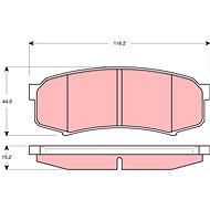 TRW Brake Pads GDB3280 - Brake Pads