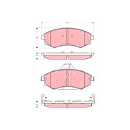 TRW Brake Pads GDB3283 - Brake Pads