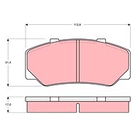 TRW Brake Pads GDB329 - Brake Pads