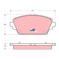 TRW Brzdové destičky GDB3291 - Brake Pads