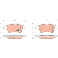 TRW Brzdové destičky GDB3292 - Brake Pads