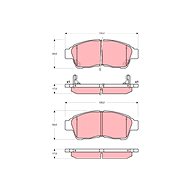 TRW Brzdové destičky GDB3300 - Brake Pads