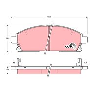 TRW Brzdové destičky GDB3312 - Brake Pads