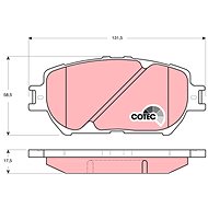 TRW Brzdové destičky GDB3314 - Brake Pads