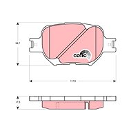 TRW Brzdové destičky GDB3316 - Brake Pads