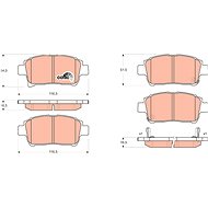 TRW Brake Pads GDB3317 - Brake Pads