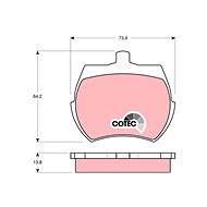 TRW Brzdové destičky GDB332 - Brake Pads