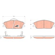 TRW Brzdové destičky GDB3331 - Brake Pads