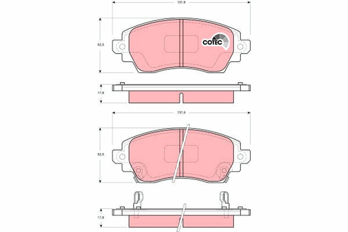 TRW Brake Pads GDB3333 - Brake Pads