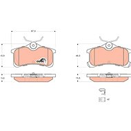TRW Brzdové destičky GDB3334 - Brake Pads