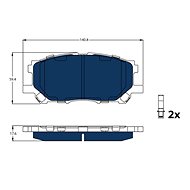 TRW Brake Pads GDB3338BTE - Brake Pads