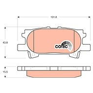 TRW Brzdové destičky GDB3339 - Brake Pads