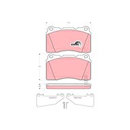 TRW Brzdové destičky GDB3349 - Brake Pads
