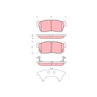 TRW Brake Pads GDB3351 - Brake Pads